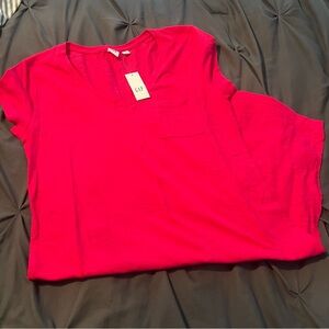 Long Pink Gap Shirt/Dress